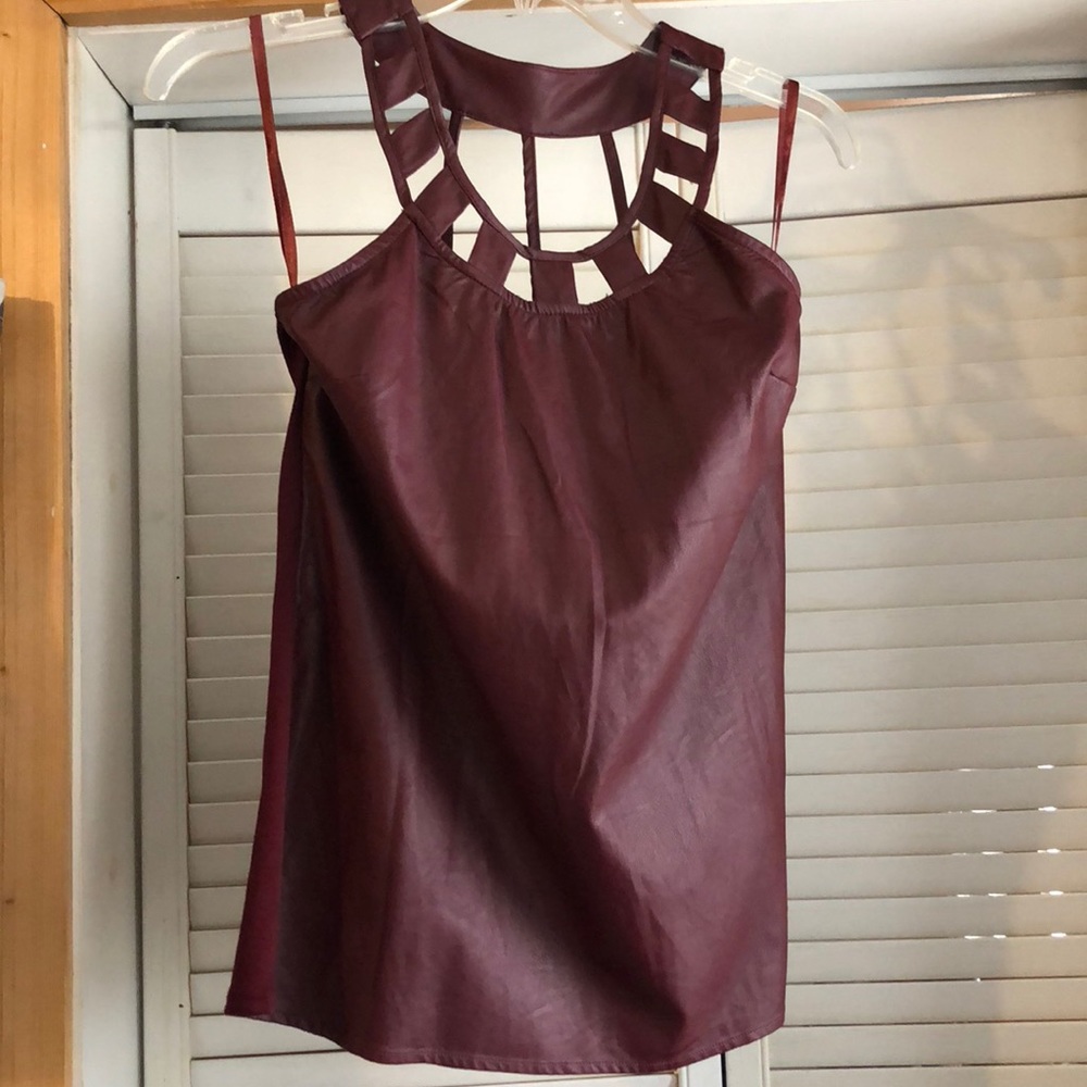 Wine colored tank